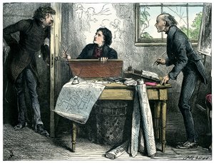 Martin Chuzzlewit autorstwa Charlesa Dickensa autorstwa Frederick Barnard