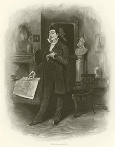Pan Pecksniff (grawiura) autorstwa Frederick Barnard