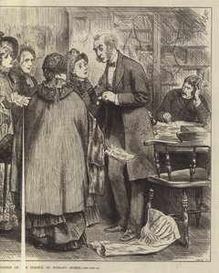 Wybory powszechne, delegacja na temat praw kobiet autorstwa Frederick Barnard