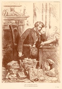 Redaktor gazety autorstwa Frederick Barnard