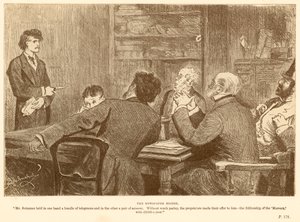 Redaktor gazety autorstwa Frederick Barnard