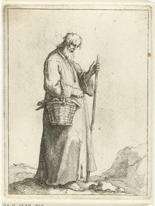 Rolnik z koszem 15 małych figurek (tytuł serii) autorstwa Frederick Bloemaert