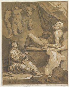 Strona tytułowa dla: Abraham Bloemaert, Oryginalna i uznana książka rysunkowa Konstryk. Część 1 autorstwa Frederick Bloemaert