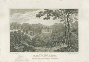 Sala i Park Beaudesert: rycina, bd [ok. 1830] autorstwa Frederick Calvert