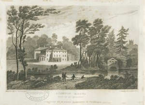 Bishton Hall: grawerowanie, nd [? C1830] autorstwa Frederick Calvert