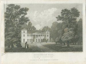 Chillington Hall: grawerowanie, bd [1830] (druk) autorstwa Frederick Calvert