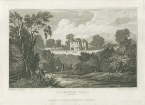 Darlaston Hall: grawerowanie, bd [ok. 1830] autorstwa Frederick Calvert