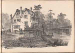 Jeden z serii sześćdziesięciu szkiców domków. Londyn, 1825. autorstwa Frederick Calvert