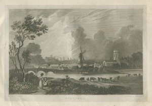 Stafford — widok na południowy zachód: grawerowanie, bd [c 1830] autorstwa Frederick Calvert