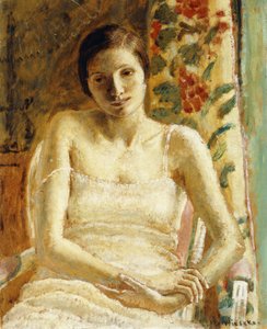Siedząca postać autorstwa Frederick Carl Frieseke