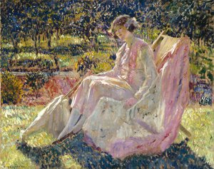 Kąpiel słoneczna, ok. 1913 autorstwa Frederick Carl Frieseke