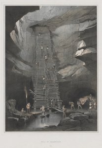 Widoki starożytnych zabytków w Ameryce Środkowej, Chiapas i Jukatanie, Pl. 20: Studnia Bolonchen, 1844. autorstwa Frederick Catherwood