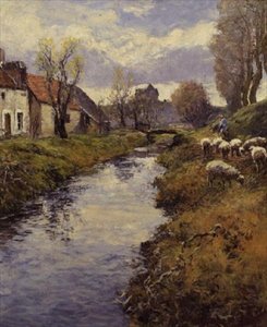 Nad brzegami Loing, Montigny autorstwa Frederick Charles Vipont Ede