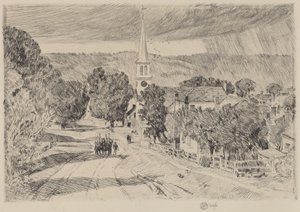 Wioska Vermont, 1923. autorstwa Frederick Childe Hassam