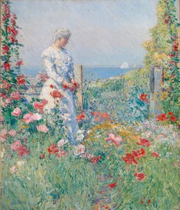 W ogrodzie Celia Thaxter w swoim ogrodzie, 1892.
