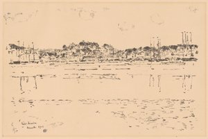 Port Wewnętrzny, 1918. autorstwa Frederick Childe Hassam