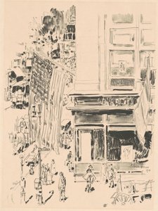 Ulica Lafayette, 1918. autorstwa Frederick Childe Hassam