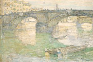 Ponte Santa Trinità, 1897. autorstwa Frederick Childe Hassam