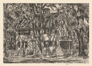 Dom Lwa Gardinera, Easthampton, 1920. autorstwa Frederick Childe Hassam