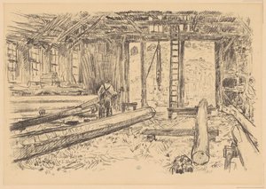 Sklep Spar, Gloucester, 1918. autorstwa Frederick Childe Hassam