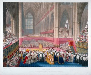 Koronacja króla Jerzego IV w Opactwie Westminsterskim w Londynie, 19 lipca 1821 r.