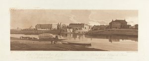 Widok na pałac i wieś Choisi nad brzegiem Sieny 1803; Płyta 14 z Widoków w Paryżu, Emanuel Objętość śledzenia płyty B1981.25.2623