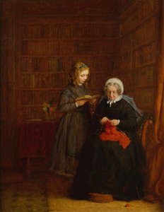 Portret pani Hearne i jej wnuczki Fanny Sowman autorstwa Frederick Daniel Hardy