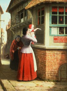 Wysyłanie listu, 1879