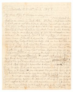 List napisany przez Johna Browna i Fredericka Douglassa do żony i dzieci Browna, 30 stycznia 1858 r. autorstwa Frederick Douglass