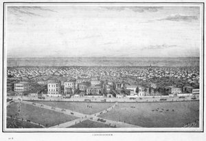 Chowringhee, Kalkuta, Indie, ok. 1840.