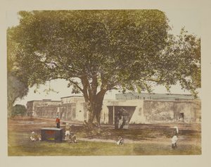 Więzienie, Kalkuta.Fotograf: Fiebig, Fryderyk ok. 1851-1852 Widoki Kalkuty i okolic.