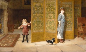 Purytanin i kawaler autorstwa Frederick Goodall