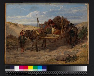 Wóz Heath, 1850 autorstwa Frederick Goodall