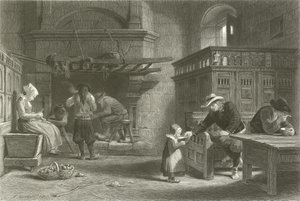Domowy Posiłek, Bretania autorstwa Frederick Goodall