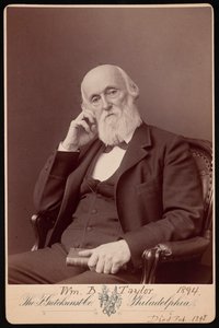 Portret Williama Bowera Taylora 1821-1895, 1894. autorstwa Frederick Gutekunst