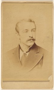 [Niezidentyfikowany mężczyzna z wąsami]. autorstwa Frederick Gutekunst