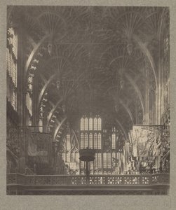 Kaplica Henryka VII: Dach ze sklepieniem wachlarzowym autorstwa Frederick H. Evans