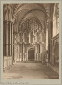 [Katedra w Ely, kaplica biskupa]. autorstwa Frederick H. Evans