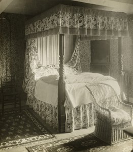 Kelmscott Manor: Bed Wm. Morris urodził się w autorstwa Frederick H. Evans