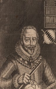 Portret sir Waltera Raleigha, lata 90. XVII wieku. autorstwa Frederick Hendrik van Hove