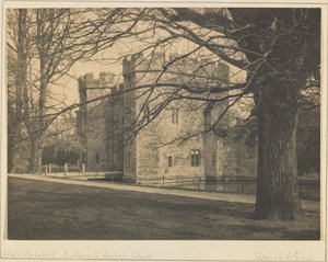 Wejście do Pałacu Biskupiego, katedra w Wells, ok. 1900 r. (platynowy nadruk)
