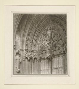 Katedra w Lincoln, ganek południowo-wschodni autorstwa Frederick Henry Evans