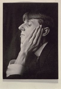 Portret Aubreya Beardsleya (1872-98) autorstwa Fredericka Evansa (1853-1943) (zdjęcie w sepii)