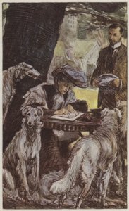 Ilustracja do Oni autorstwa Rudyarda Kiplinga (kolor lito) autorstwa Frederick Henry Townsend