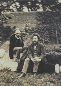 Edward Burne Jones i William Morris, galeria Williama Morrisa, Londyn (zdjęcie) autorstwa Frederick Hollyer