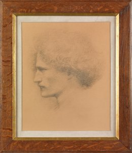 Ignacy Jan Paderewski (platinotype) autorstwa Frederick Hollyer