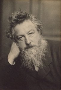 Portret Williama Morrisa 1834-1896.