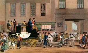 Blenheim, Opuszczając hotel Star, Oksford, 1831 1927.