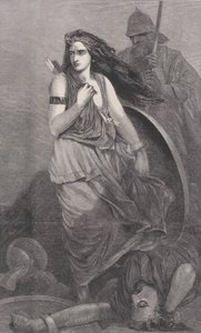 Dar-Thula, z Illustrated London News, 27 lipca 1861. autorstwa Frederick James Smyth