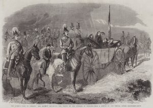 Wizyta królowej w Irlandii, Jej Wysokość dokonuje przeglądu wojsk na Curragh of Kildare